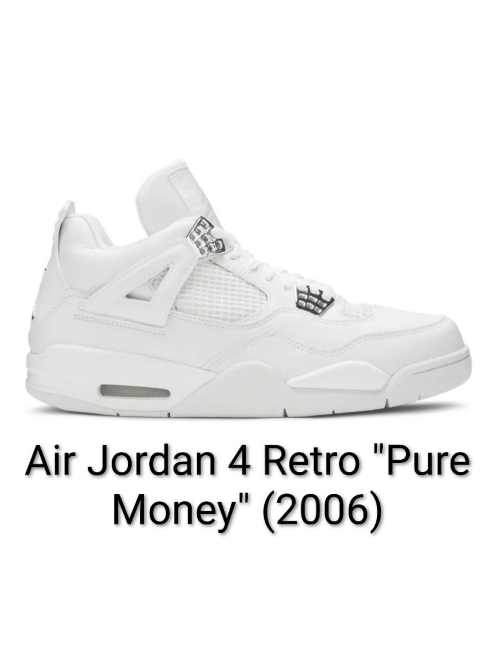 Air Jordan 4 Retro "Pure Money" (2006) Mens 12 EUC